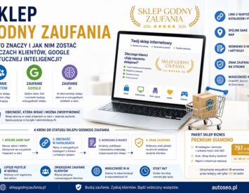 sklep godny zaufania jak zbudować wiarygodność sklepu internetowego Google AI SEO